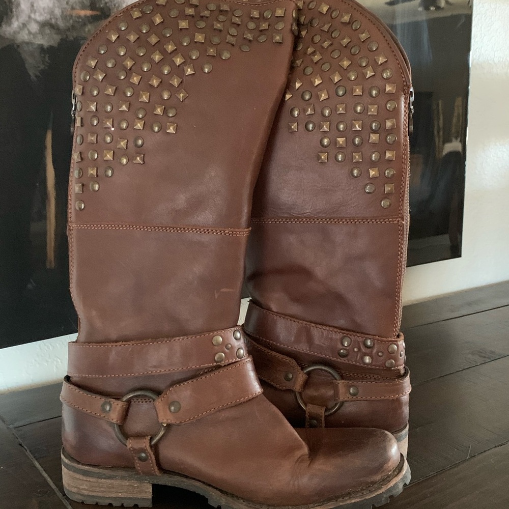 Liberty Black studded boots